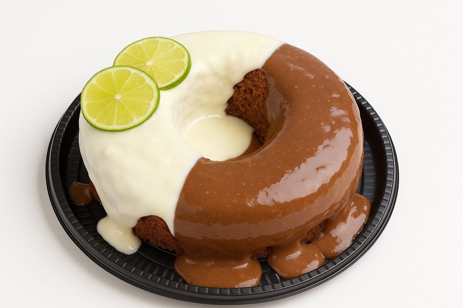Bolo de Bundt Mármore com Limão