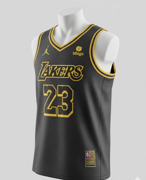Camisa Regata de Basquete Lakers Jordan #23 (preto)