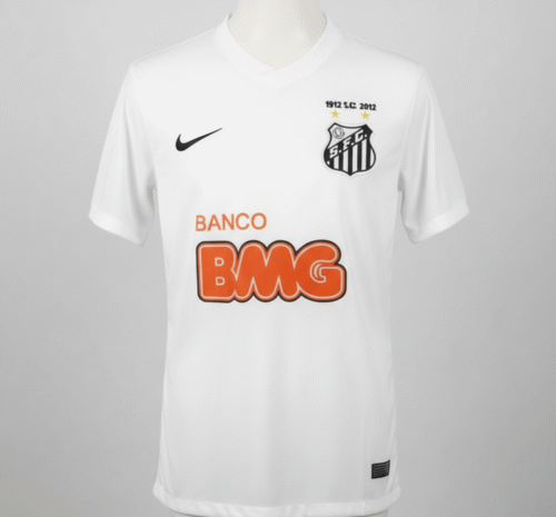 Camisa Retrô Santos 2011 Neymar Jr 11 branca