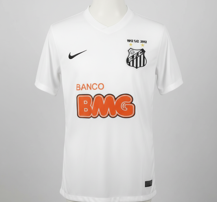 Camisa Retrô Santos 2011 Neymar Jr 11 branca