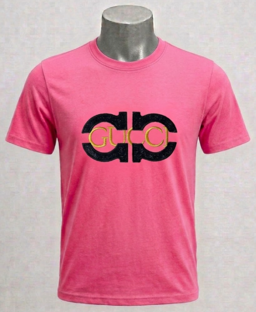 Camiseta Gucci Rosa Masculina