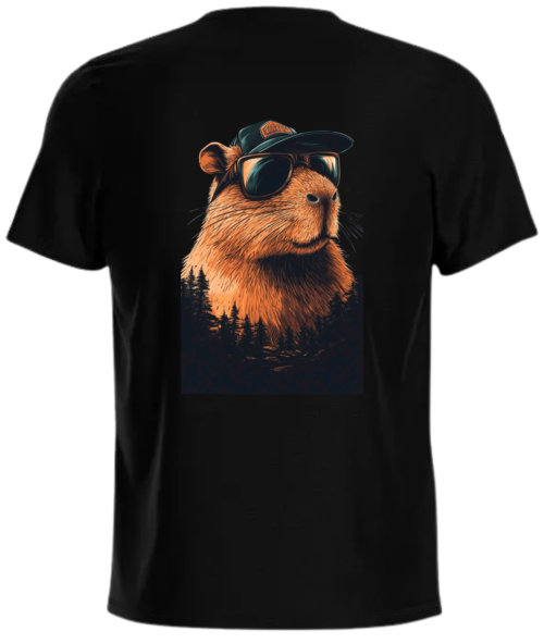 Camiseta Capivara Streetwear Masculina