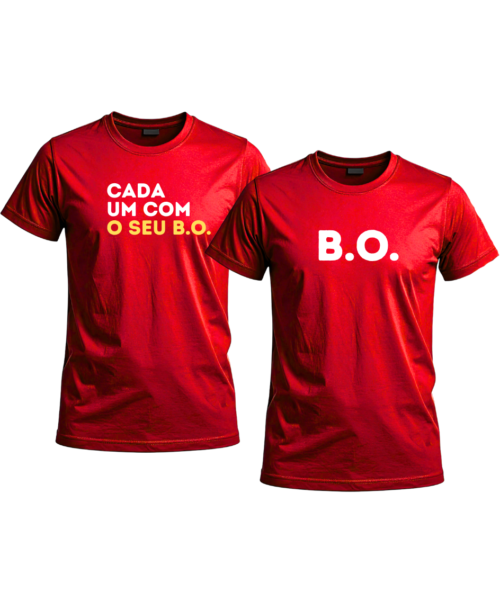 Camiseta Casal "Cada um com seu B.O" Zonsky®